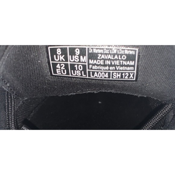Dr. Martens Zavala Lo Black Leather Oxford Shoes Mens Size 9 Womens Size 10.5 main image 6